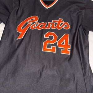 Mitchell & Ness Black and Orange Giants Jersey